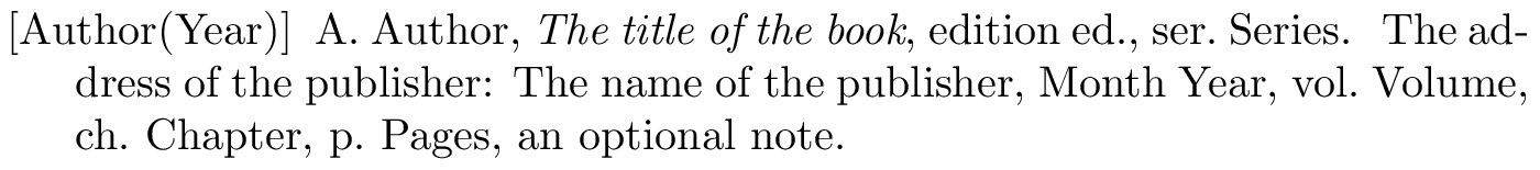 IEEEtranSN: example of a bibliography item for an inbook entry